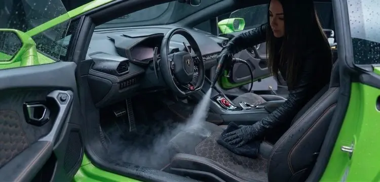 Innenreinigung mit Trocken-Dampf